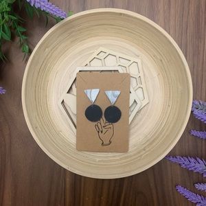 Handmade polymer clay earrings